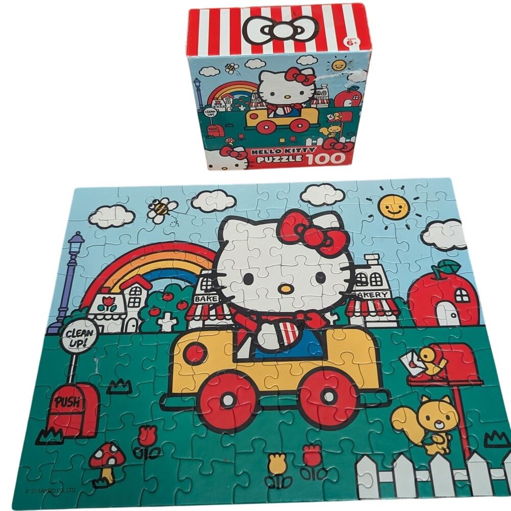 Hello Kitty Puzzle by Sanrio Driving Around Town